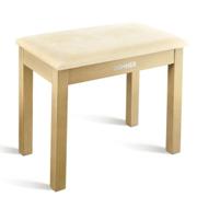 Donner Bench pianokrakk i beige med polstret sete