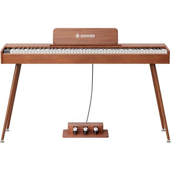 Donner DHP-200 Pro digitalpiano i valnøtt-finish